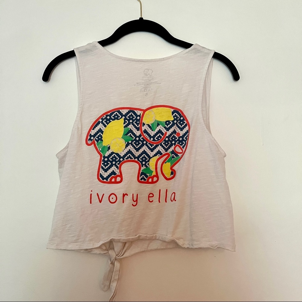 ivory ella cropped tank